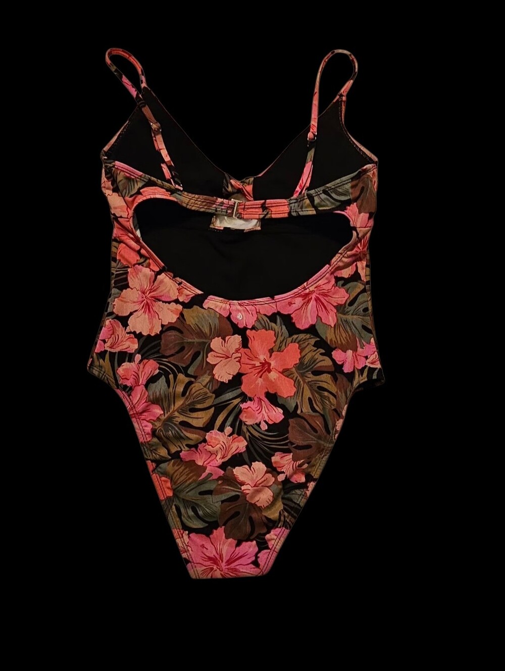 🩱NWT Size M- Ribbed One-Piece Swimsuit By Volcom - Picture 2 of 3